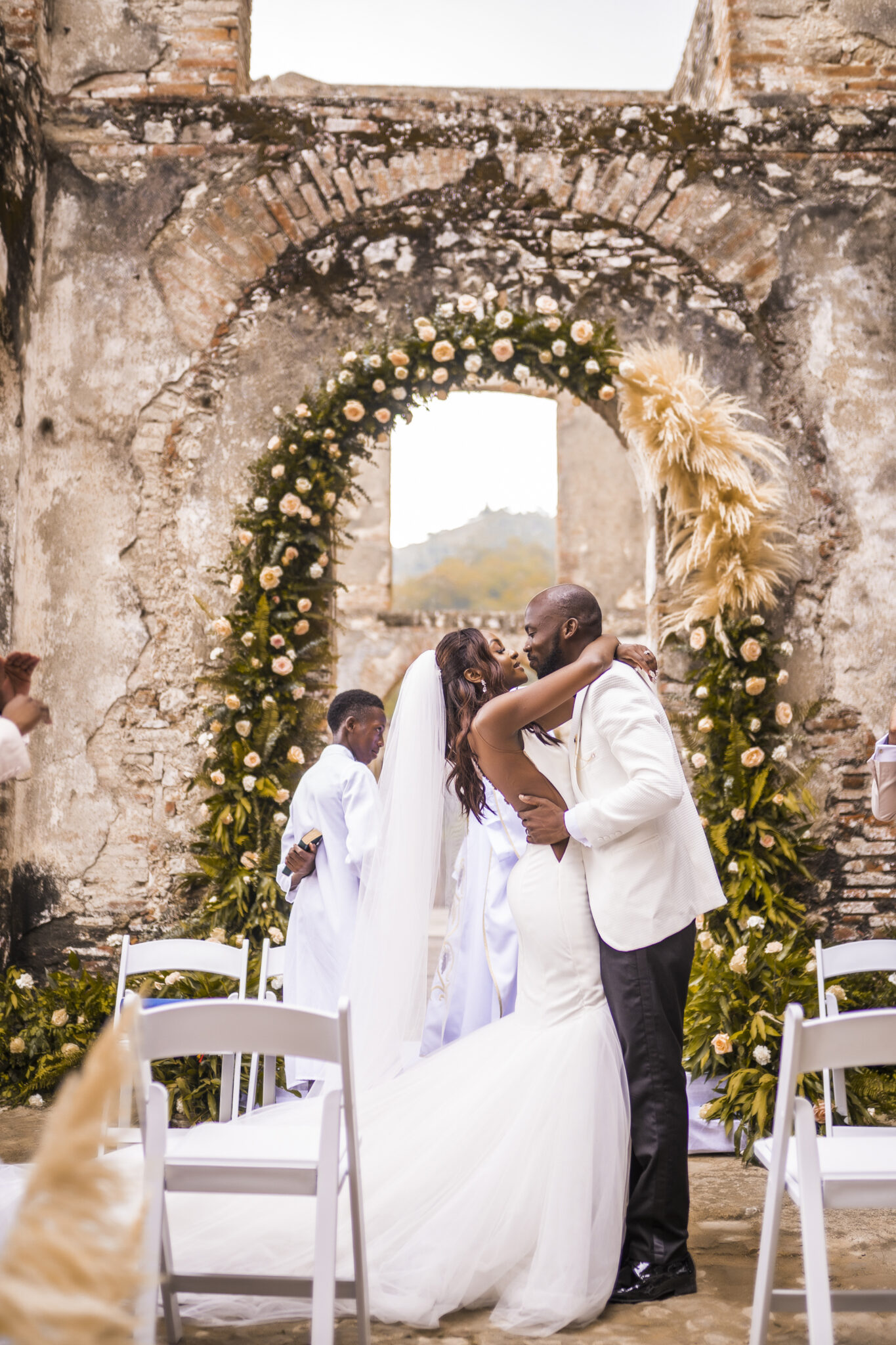 A Romantic Wedding at Sans Souci Palace in Haiti - Black Bride A Romantic Wedding at Sans Souci Palace in Haiti - Black Bride