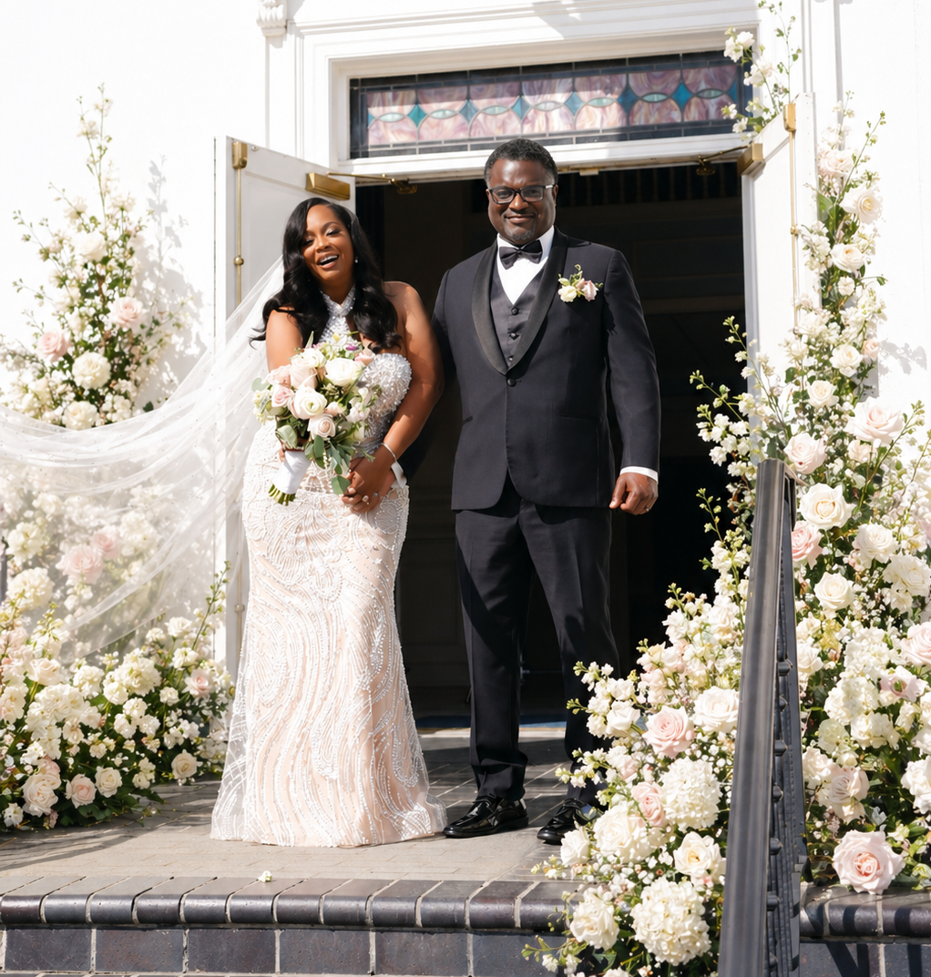 An Old Glam Hollywood Wedding in Atlanta, GA